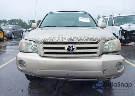 2006 Toyota Highlander V6 from USA, damaged, VIN JTEGP21A660109337